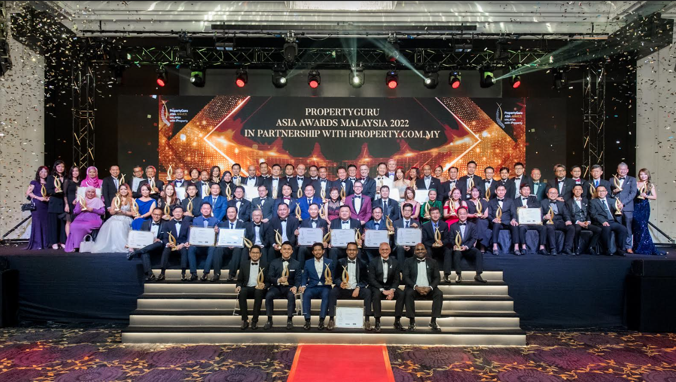 All the winners in the 9th PropertyGuru Asia Awards Malaysia in partnership with iProperty.com.my